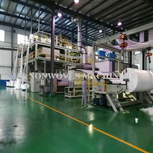 Trois faisceaux PP non-tissé de tissu faisant la Machine